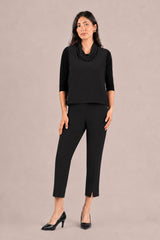 Blouse à basques rehaussée
