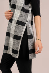 Cloud Long City Vest, Print