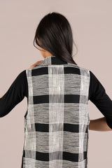 Cloud Long City Vest, Print
