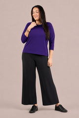 Slouch Sweatshirt No Ties, 3/4 Sleeve