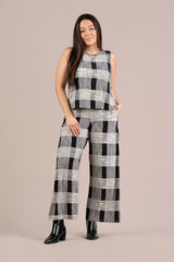Wide Leg Trouser Print