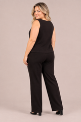 Soffio Crepe Nu Flared Shell - Plus