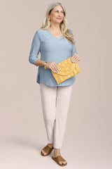 Go To Soft V-Neck Top