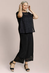 Honeycomb Mesh Boxy Top