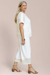 Honeycomb Mesh Boxy Top