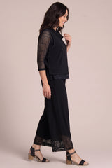 Blouse à basques rehaussée