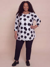 Go To Classic T Relax Print, 3/4 slv