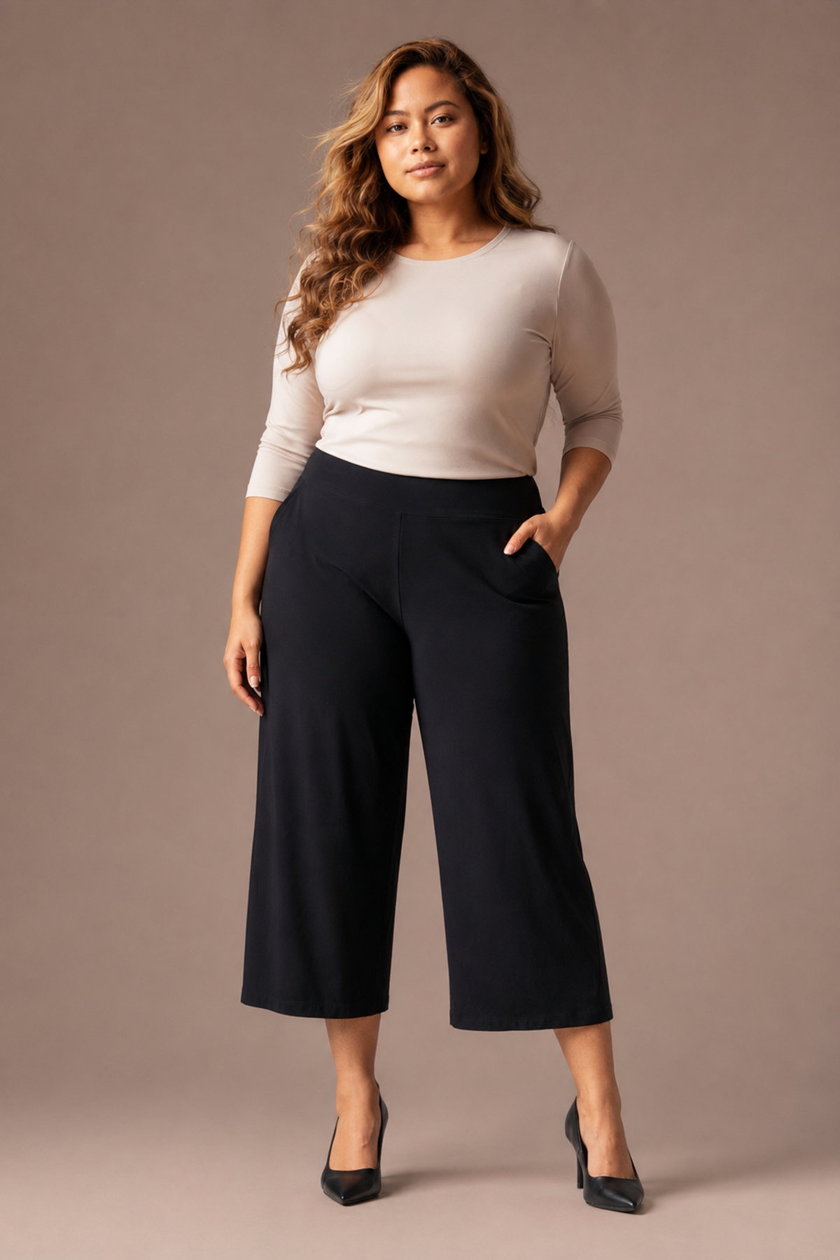 Easy Wide Leg  Crop