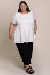 Soft Square Neck Top Plus