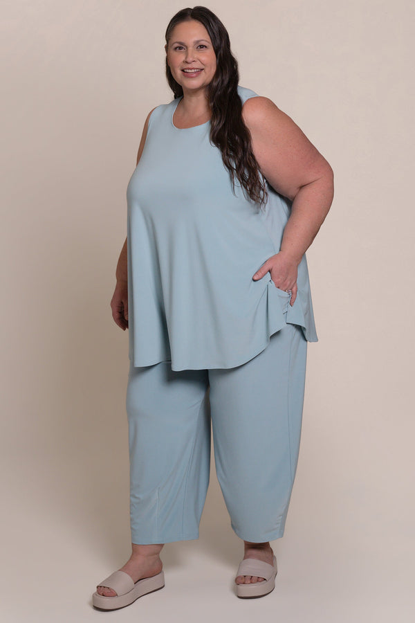 Sleeveless Go To Classic T Relax Plus | Stone Blue