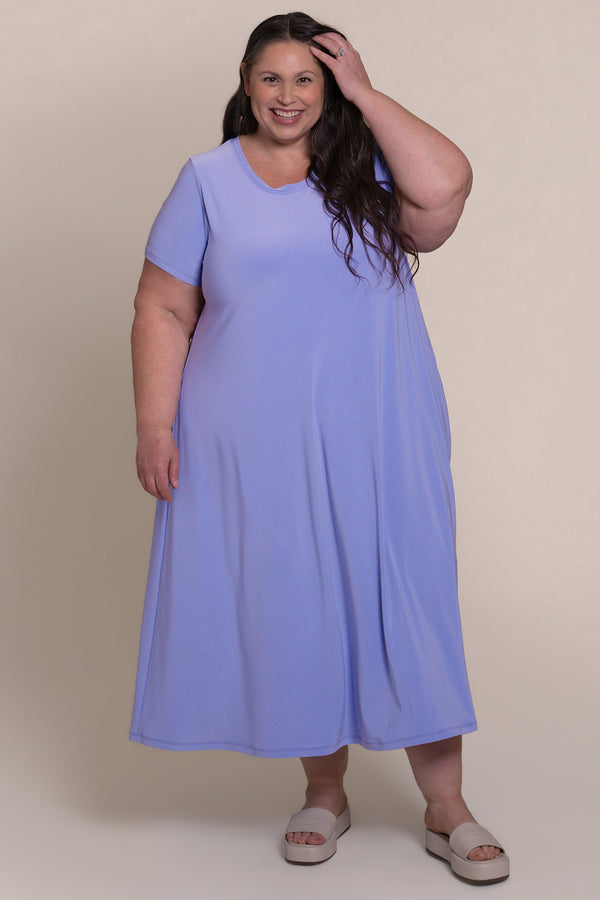 Fit and Flare Dress Plus | Jacaranda