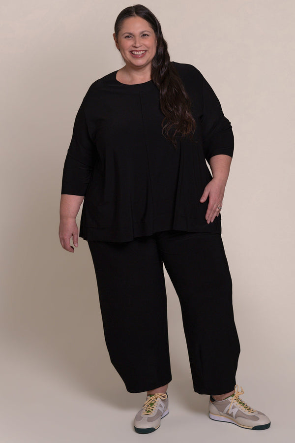 Splice Double Cuff Top Plus | Black