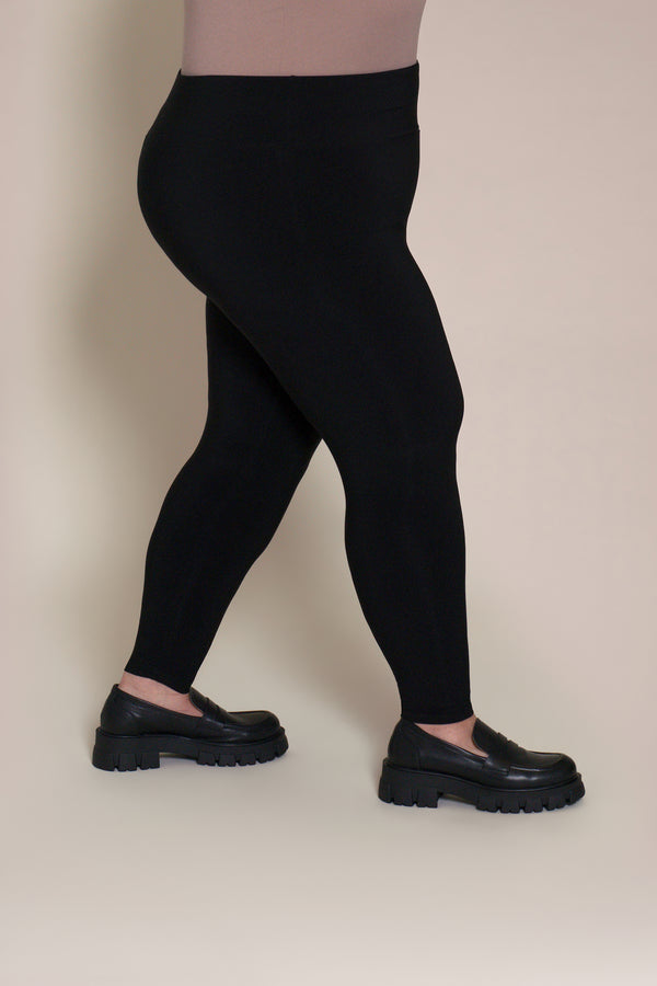 Nu Yoke Legging Plus | Black