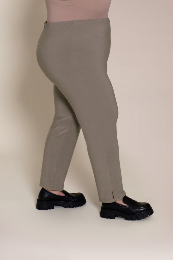 Narrow Pant Midi Plus | Taupe