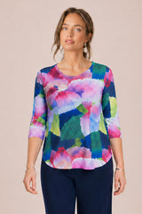 Go To Classic T Relax, 3/4 Sleeve, Print