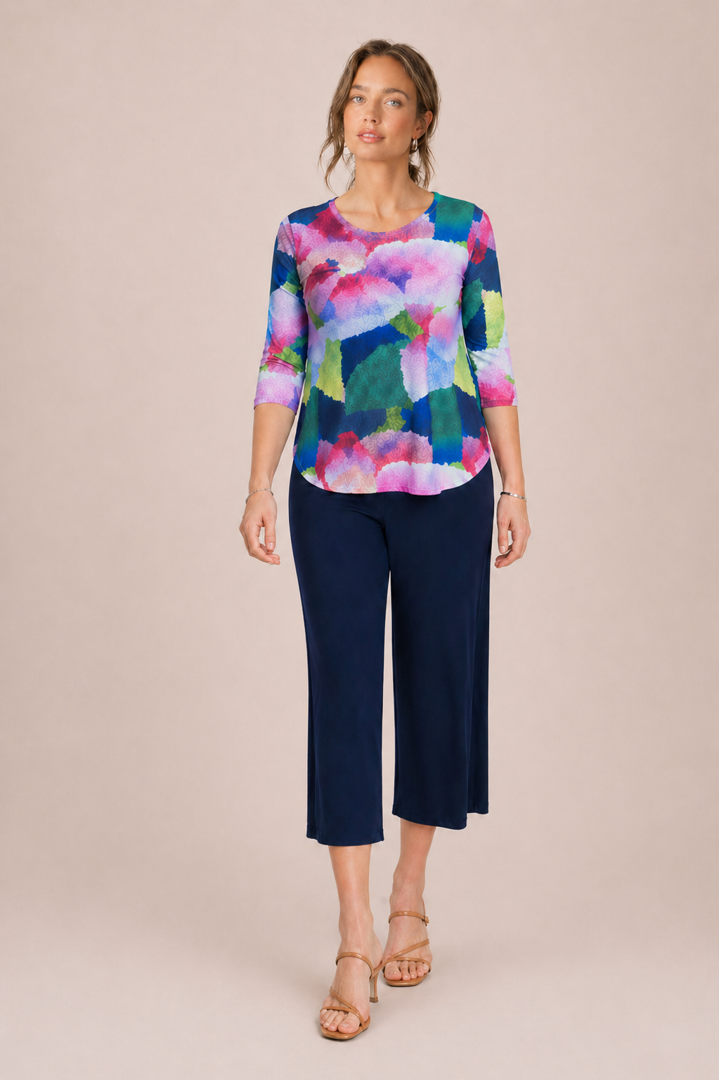 Go To Classic T Relax, 3/4 Sleeve, Print