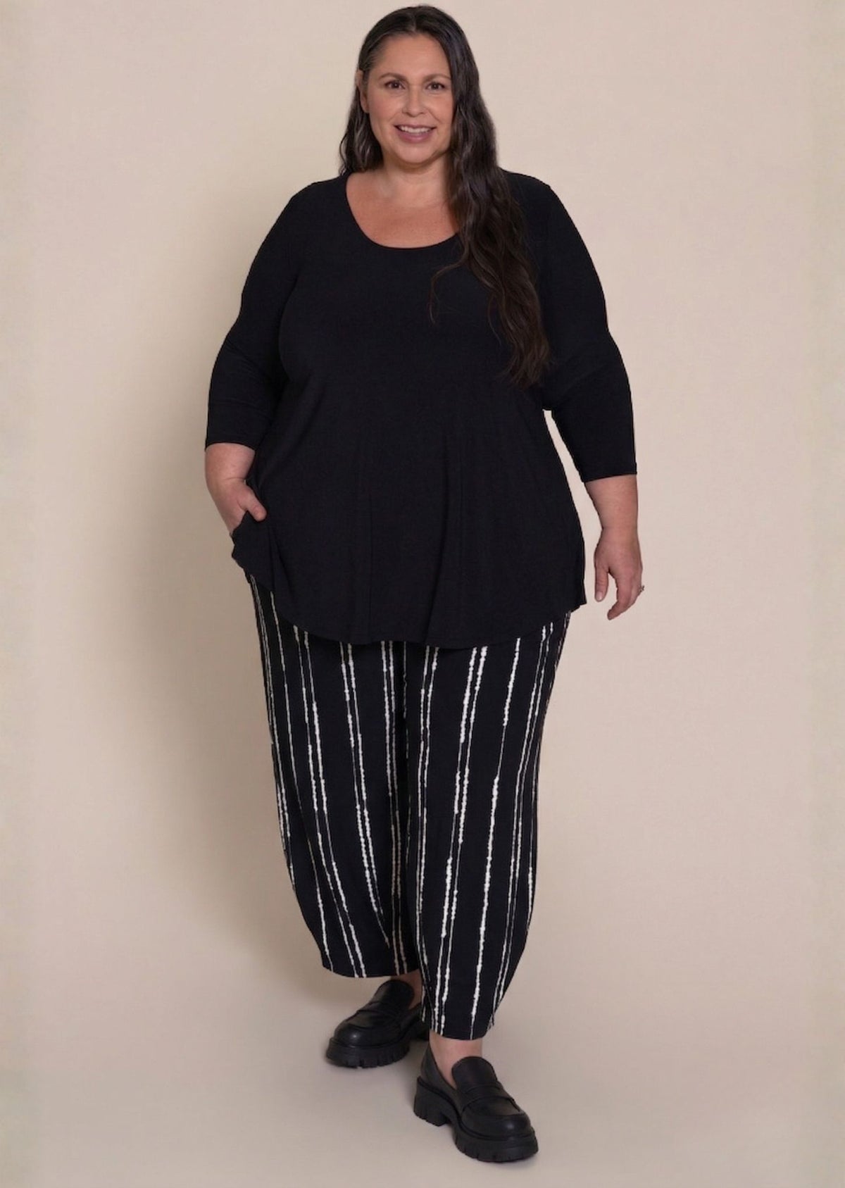 Narrow Lantern Pant, Print