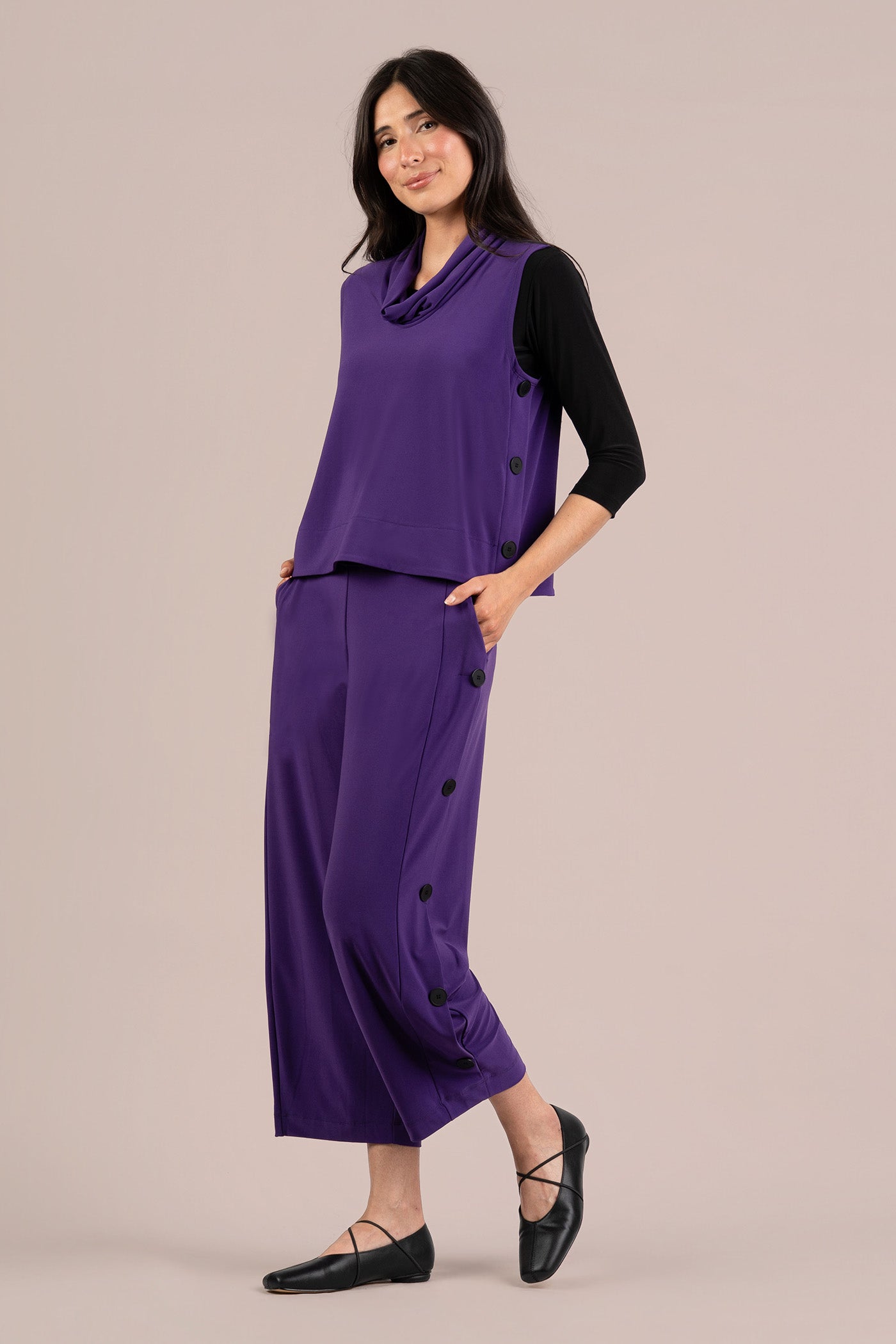 Blouse à basques rehaussée