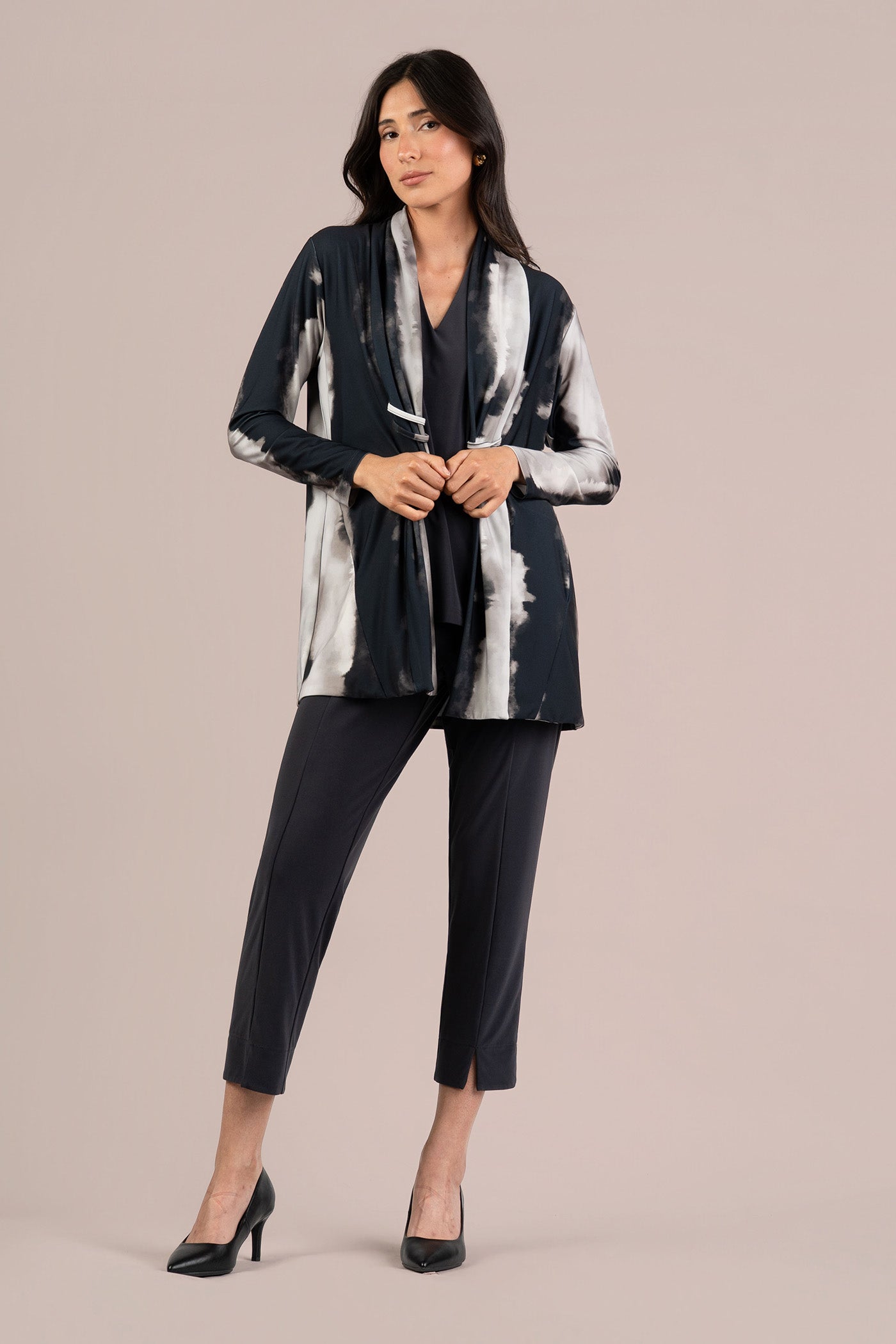 Double Loop Cardigan, Print