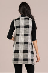 Cloud Long City Vest, Print