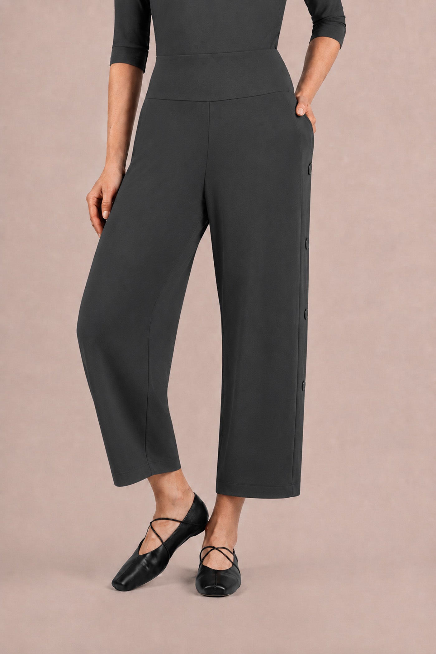 Buttoned Up Lantern Pant