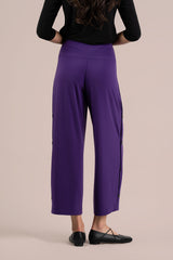 Pantalon Lanterne Boutonné