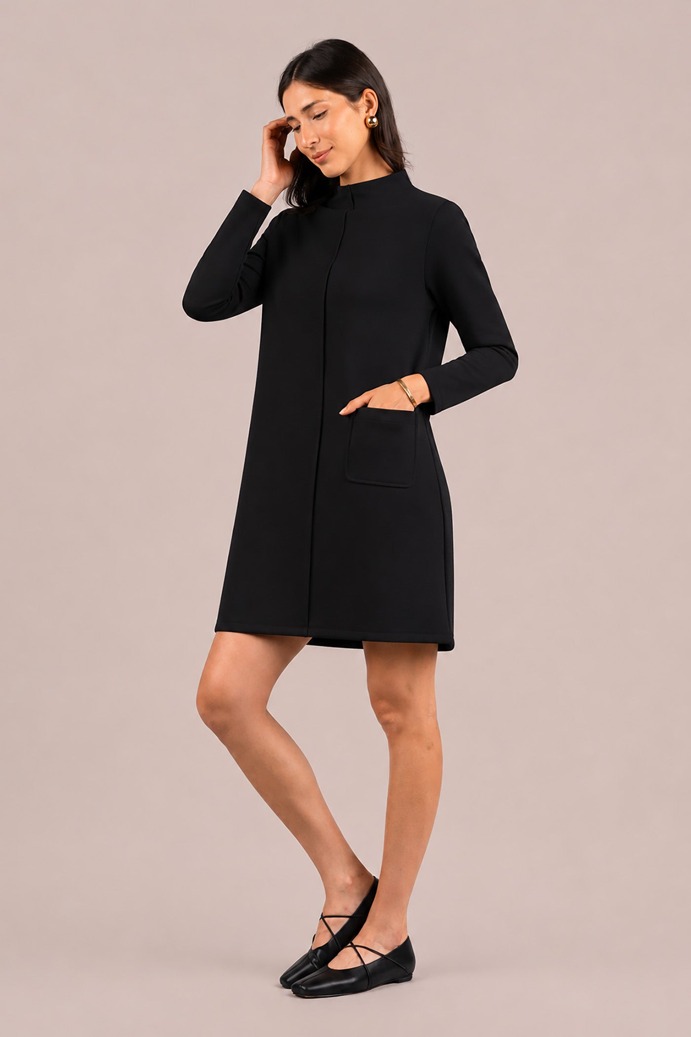 Cloud Seam Front Dress