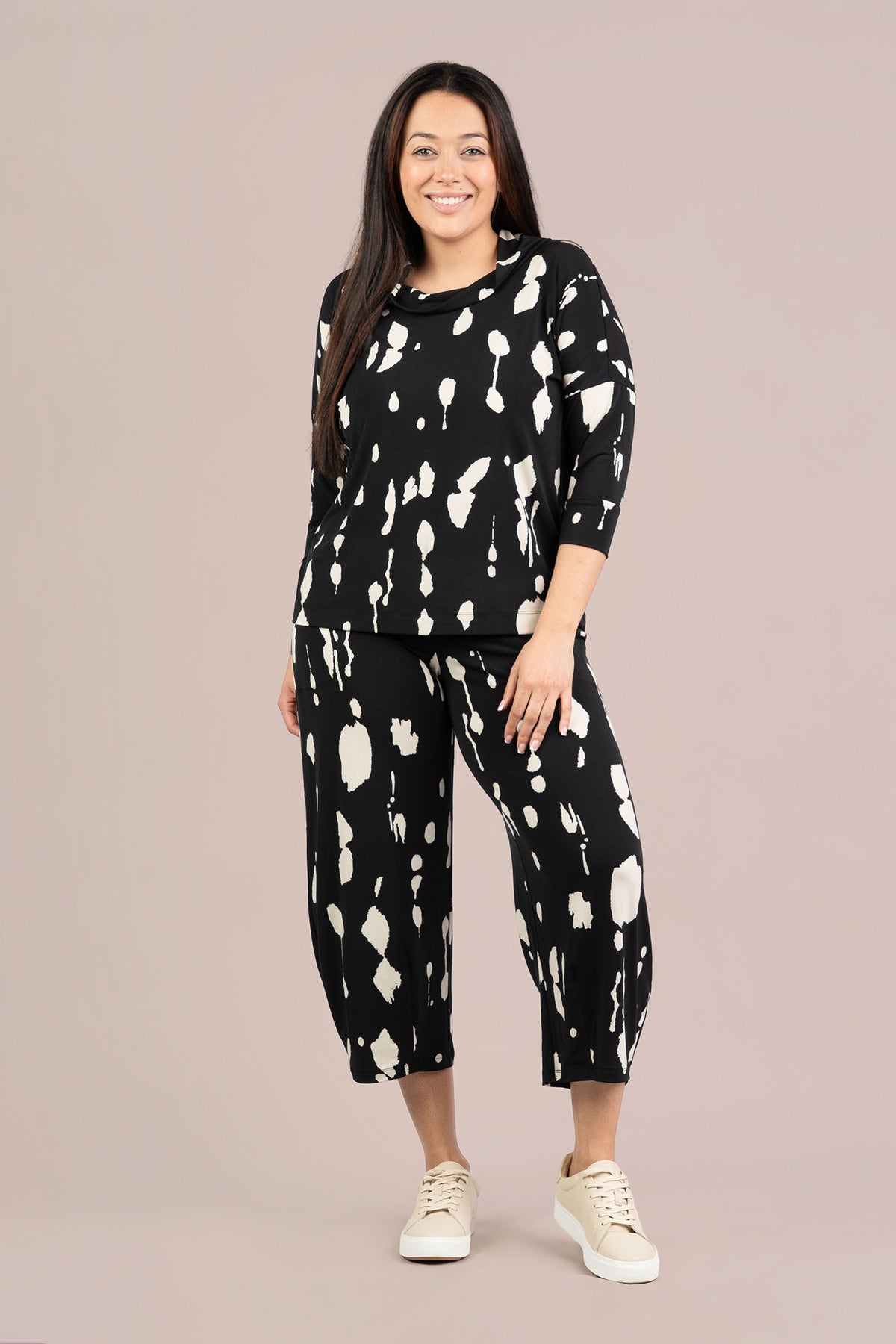Narrow Lantern Pant Print