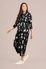 Narrow Lantern Pant Print