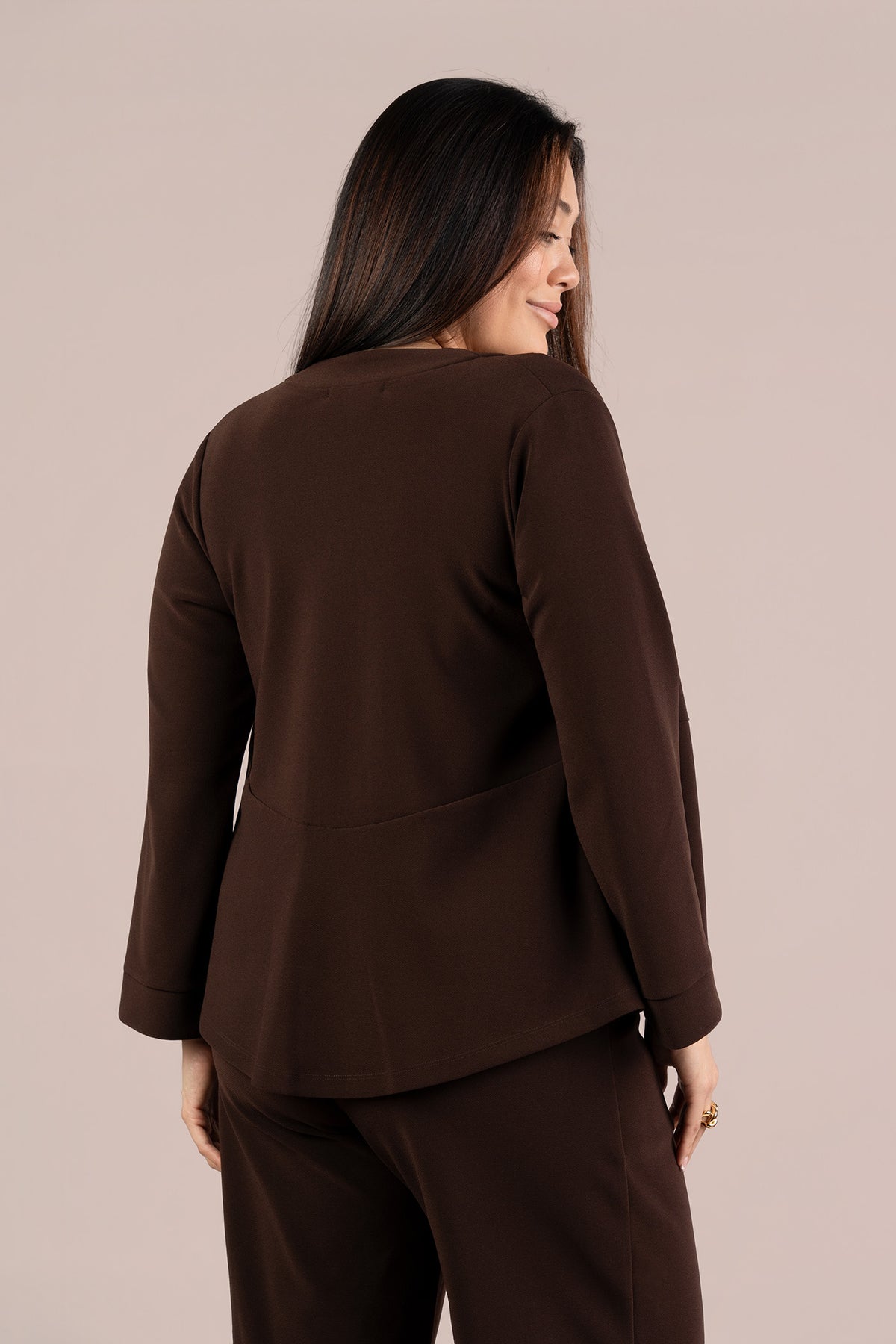 Soffio Crepe Coach Cardigan
