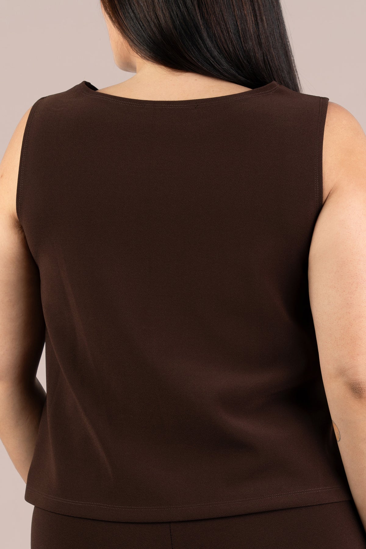 Soffio Crepe Nu Flared Shell