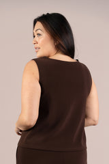 Soffio Crepe Nu Flared Shell