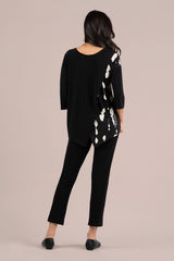 Kite Front Top Block Print 3/4 Sleeve
