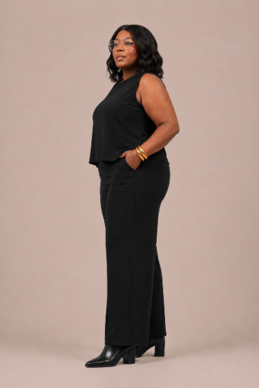 Wide Leg Trouser - Plus