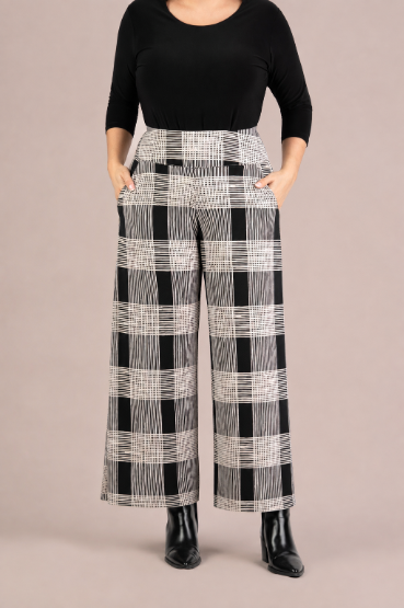 Wide Leg Trouser Print