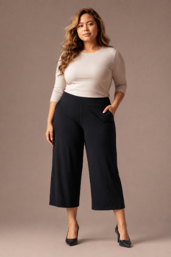 Easy Wide Leg  Crop