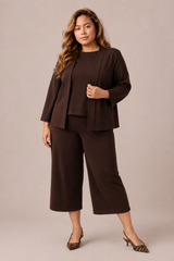 Soffio Crepe Easy Wide Leg Pant - Plus