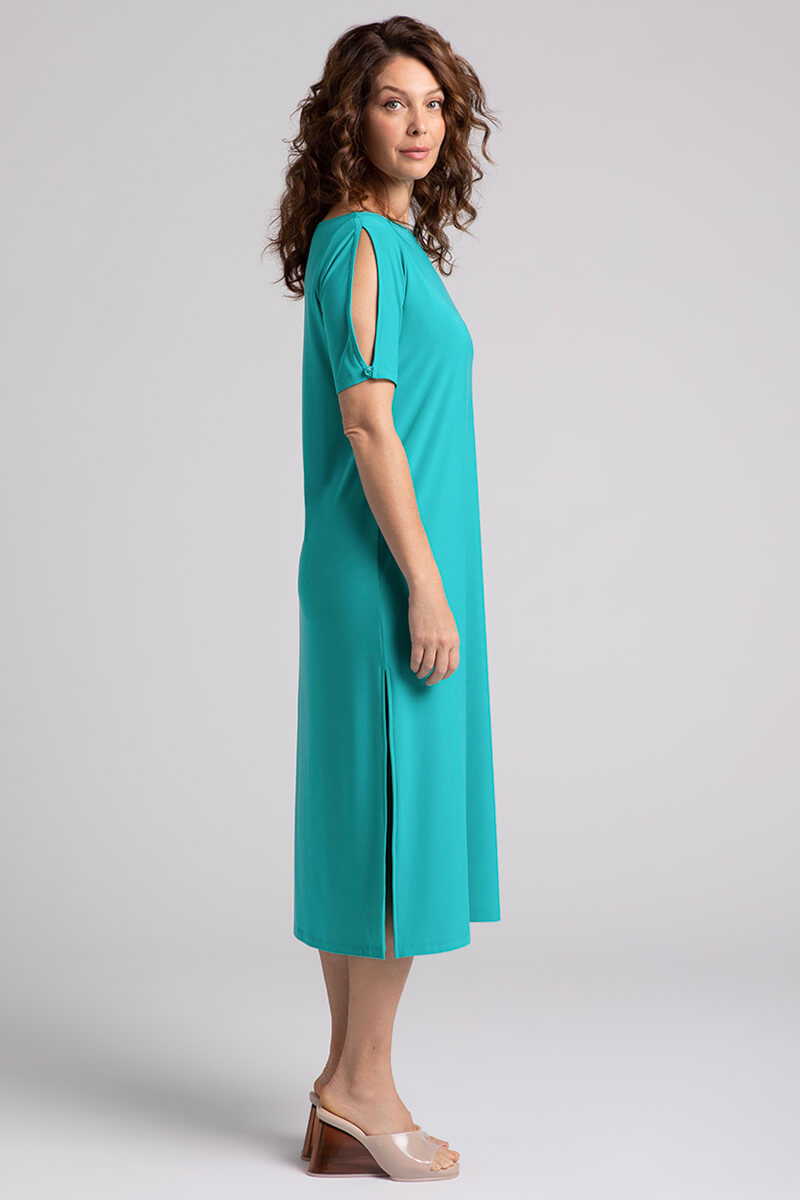 Boat neck cheap jersey dress