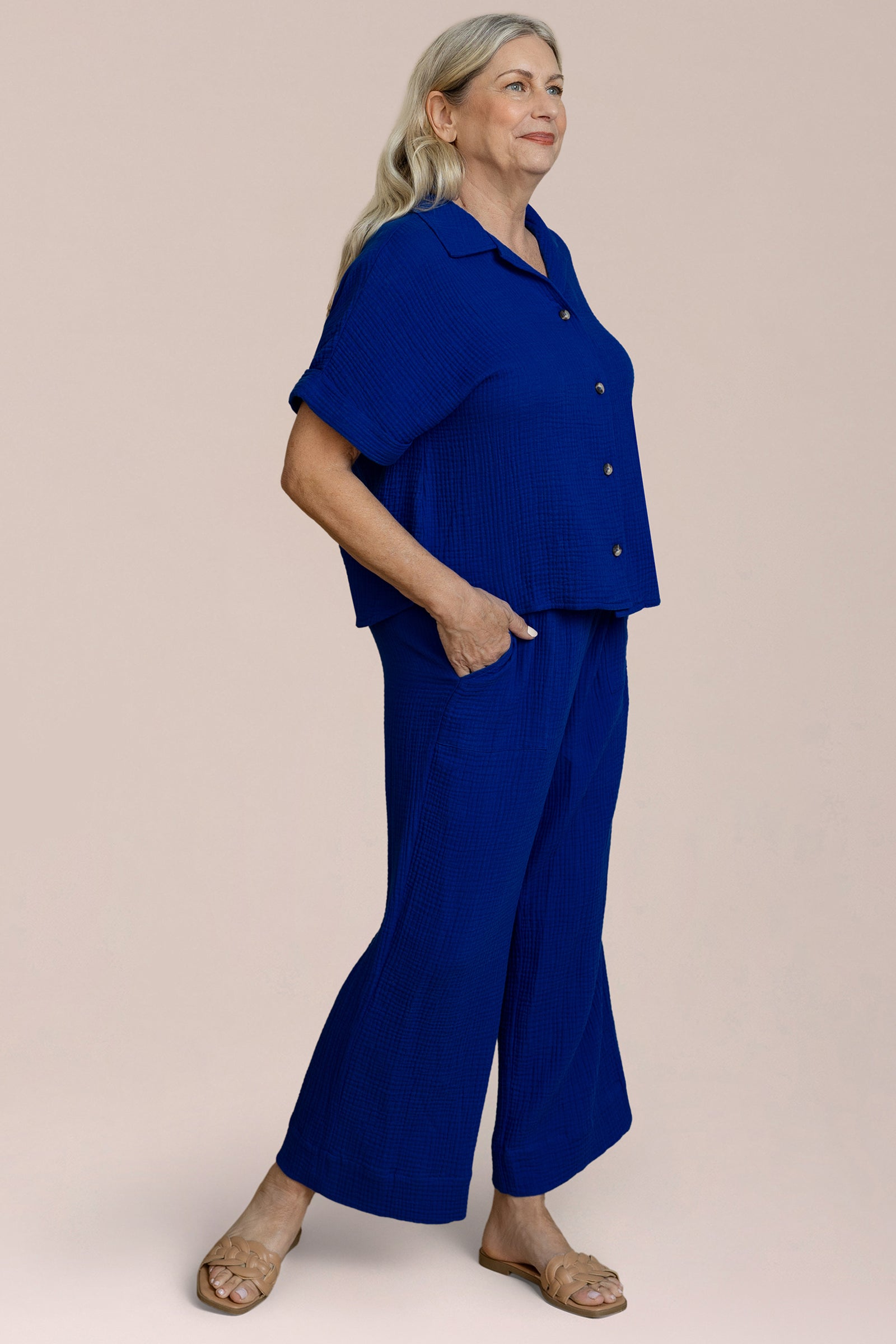 Breeze Half Sleeve Bolero Shirt