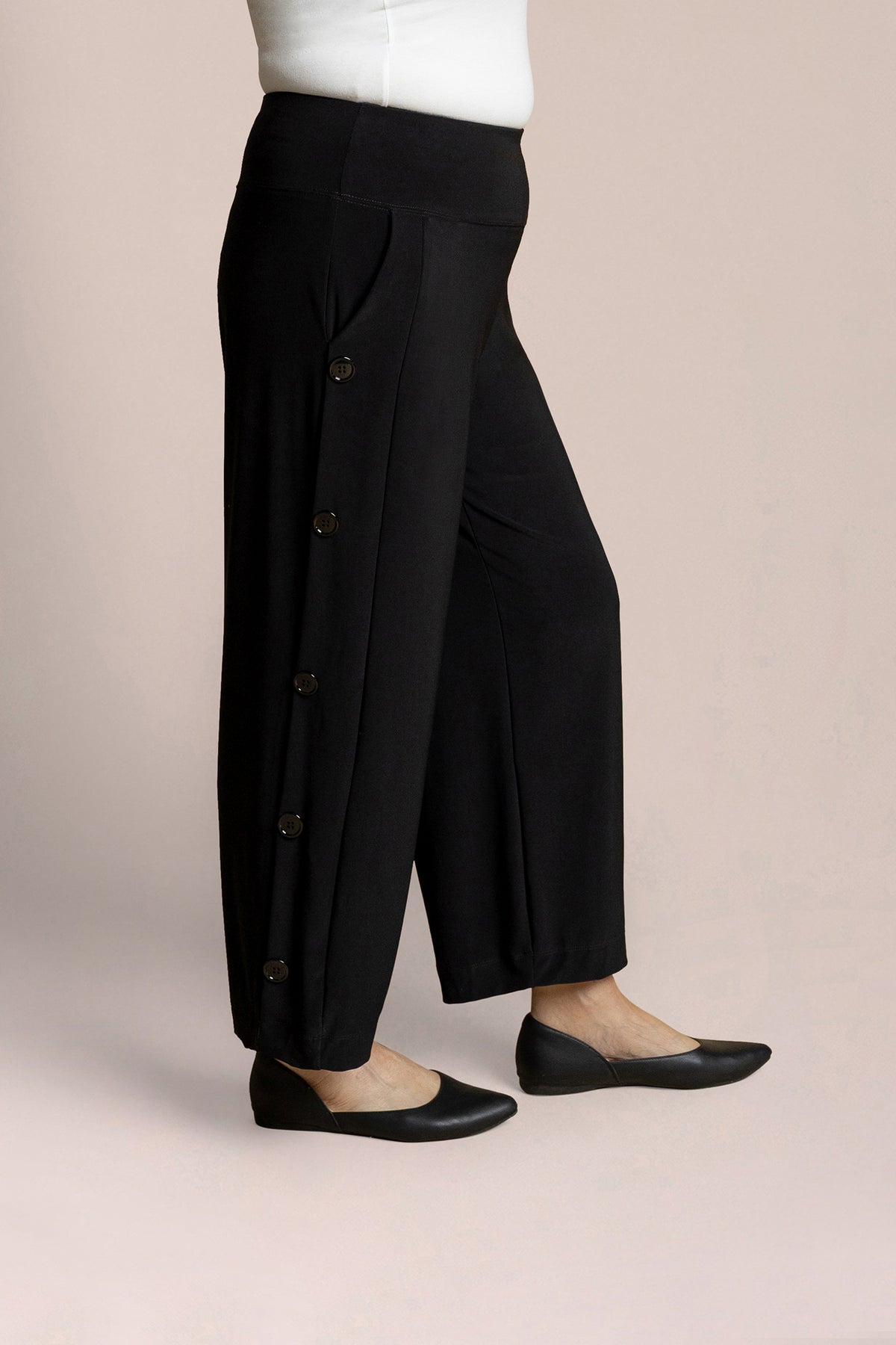 Pantalon Lanterne Boutonné