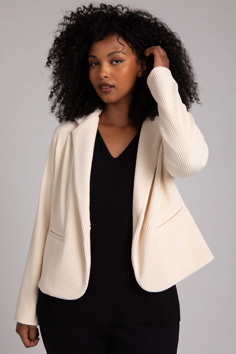 Chenille Cord Classic Blazer