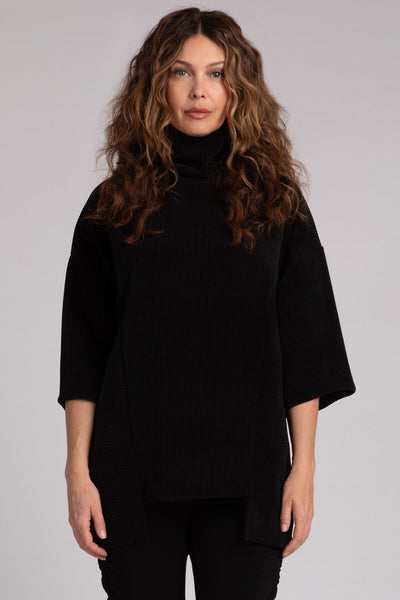 Chenille Cord Step Hem Pullover