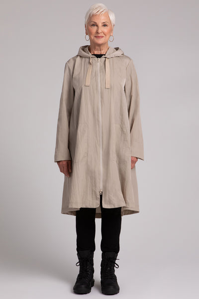 Convoy Zip Front Hooded Rain Jacket