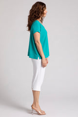 Dolman Scoop Neck Boxy Top