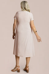 Fit & Flare Dress, Short Slv