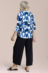 Go To Classic T Relax, 3/4 Sleeve, Print