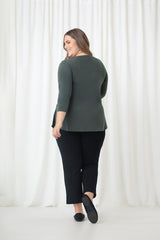 Go To Classic T-shirt Relax 3/4 Sleeve Plus