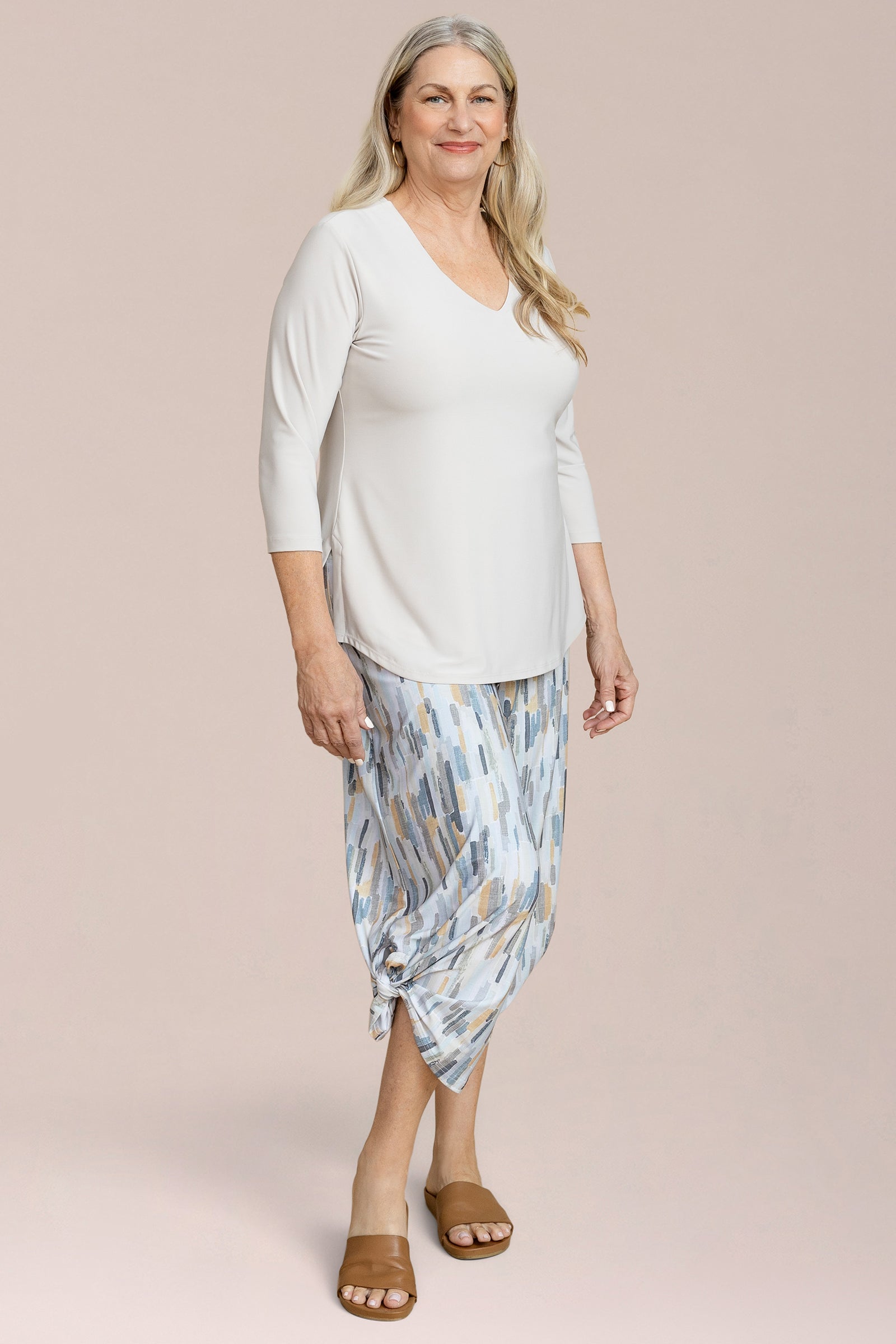 Go To Soft V-Neck Top