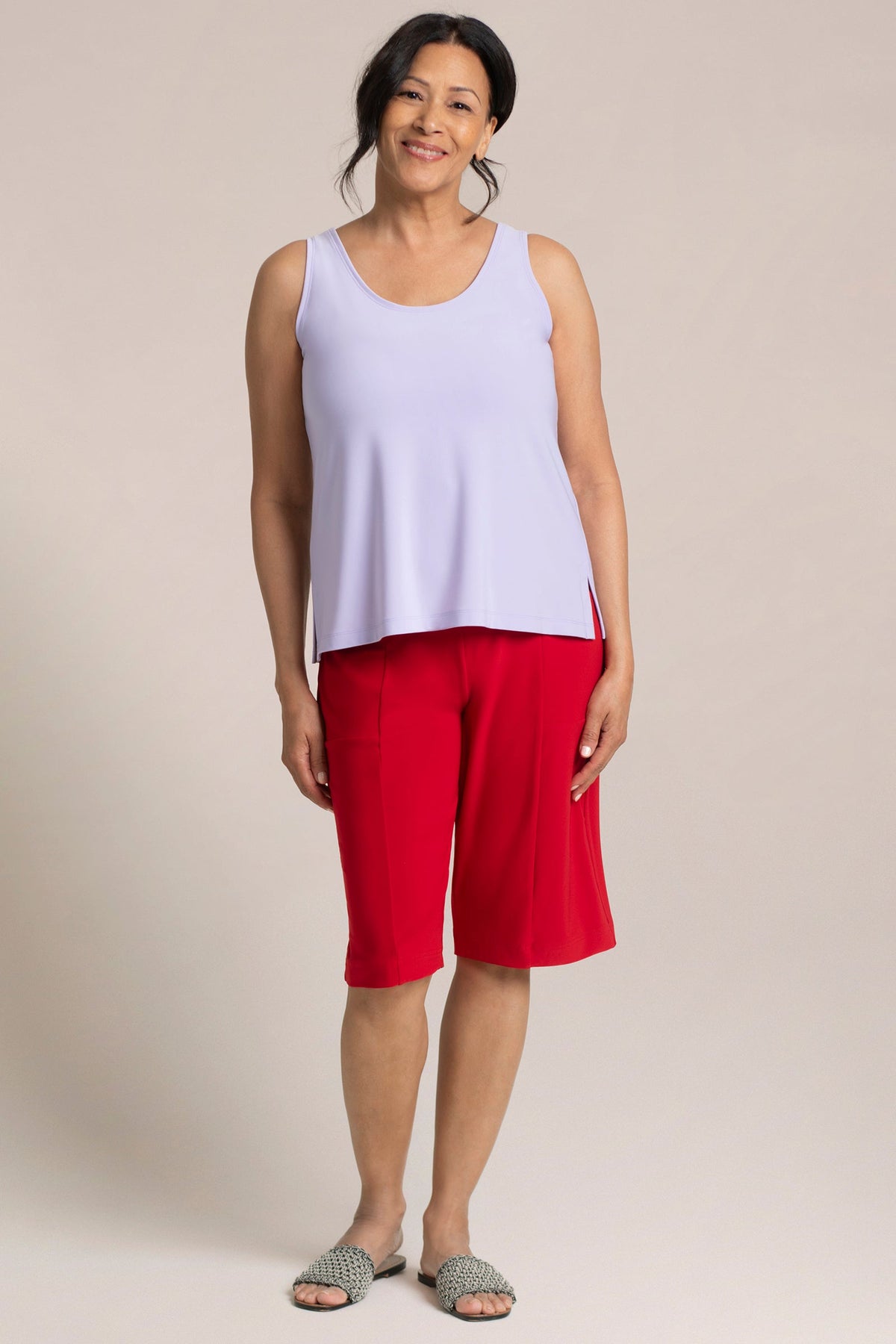 Go To Tank Relax Short | Lavender