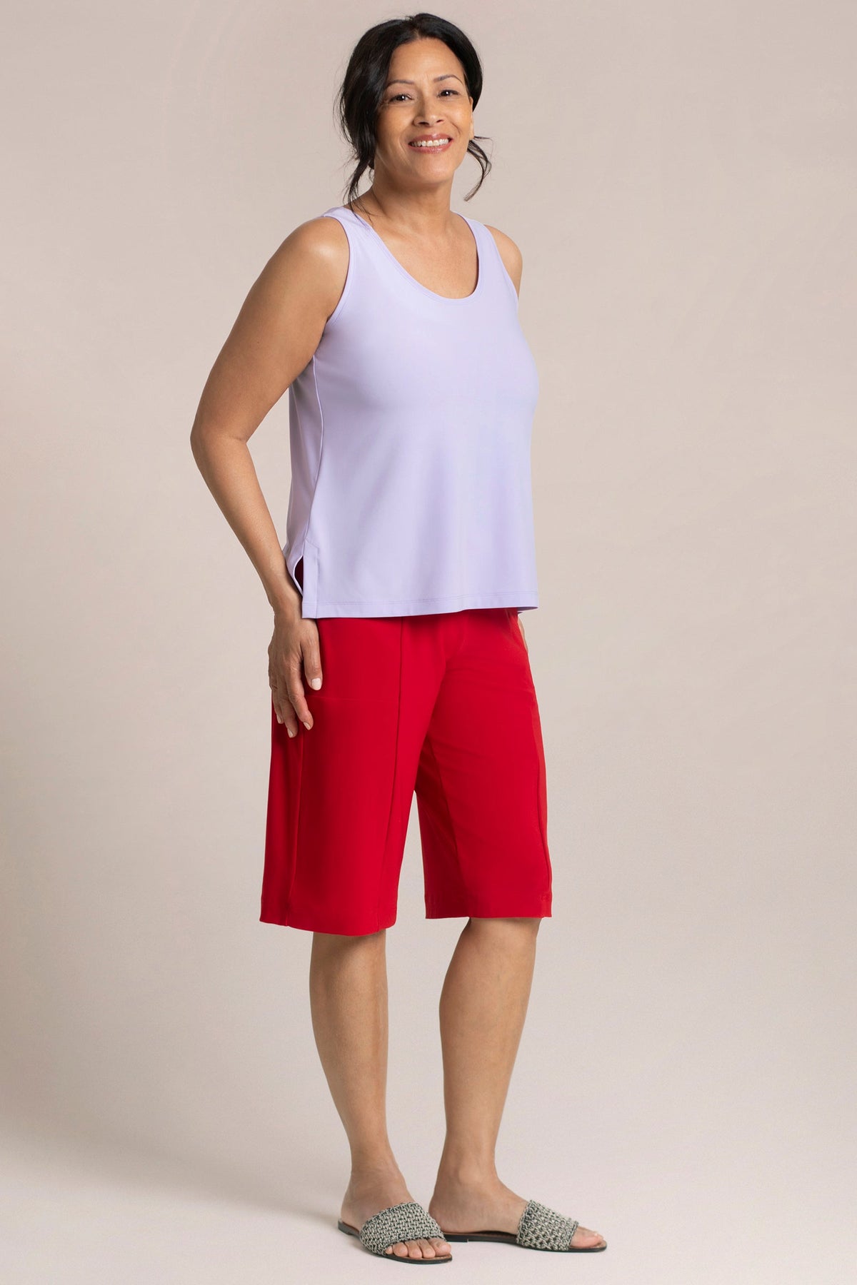 Go To Tank Relax Short | Lavender